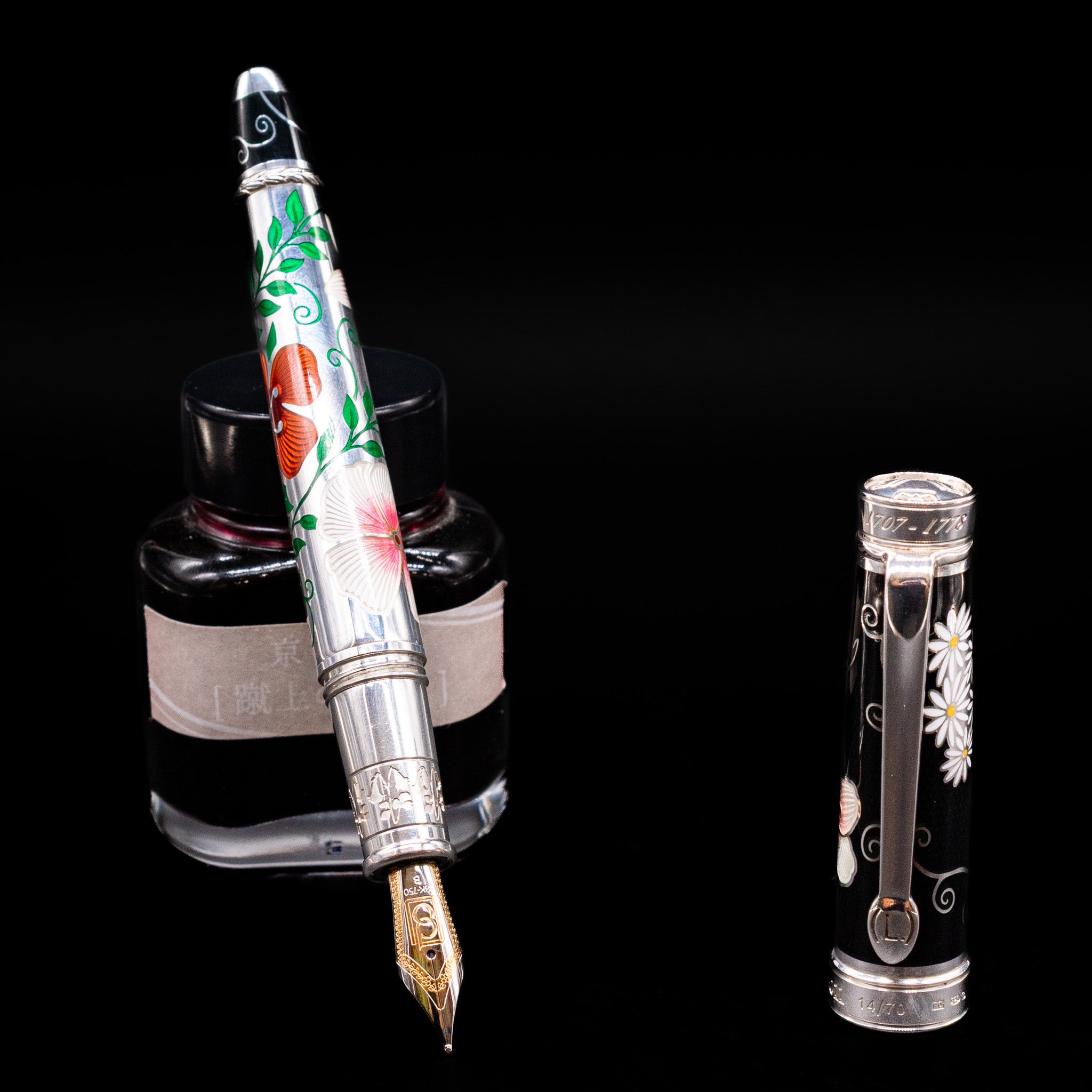 David Oscarson Carl Linnaeus Fountain Pen - Black Moss – Truphae
