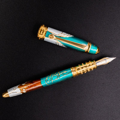 David Oscarson Hans Christian Andersen Fountain Pen - Teal limited edition