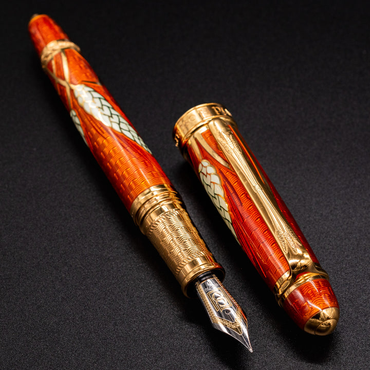 David Oscarson Harvest Fountain Pen - Amber – Truphae David Oscarson Harvest Fountain Pen - Amber – Truphae