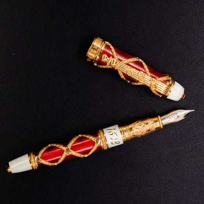 David Oscarson Imperial Fountain Pen - Ruby Limited Edition
