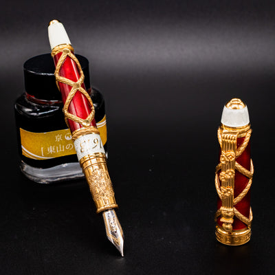David Oscarson Imperial Fountain Pen - Ruby
