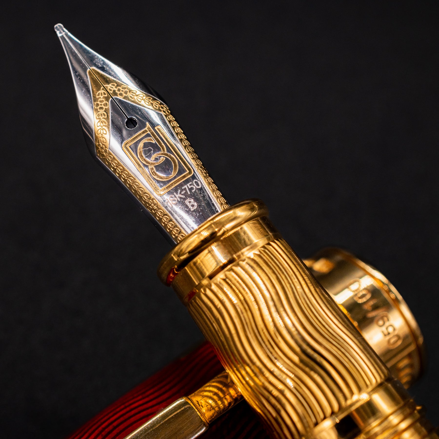 Meriwether Ruby David Oscarson Meriwether Lewis Fountain Pen - Ruby Red – Truphae