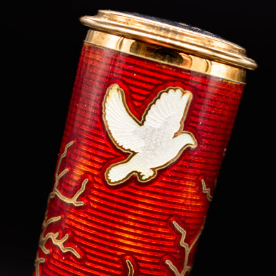David Oscarson Nikola Tesla Fountain Pen - Ruby Red dove
