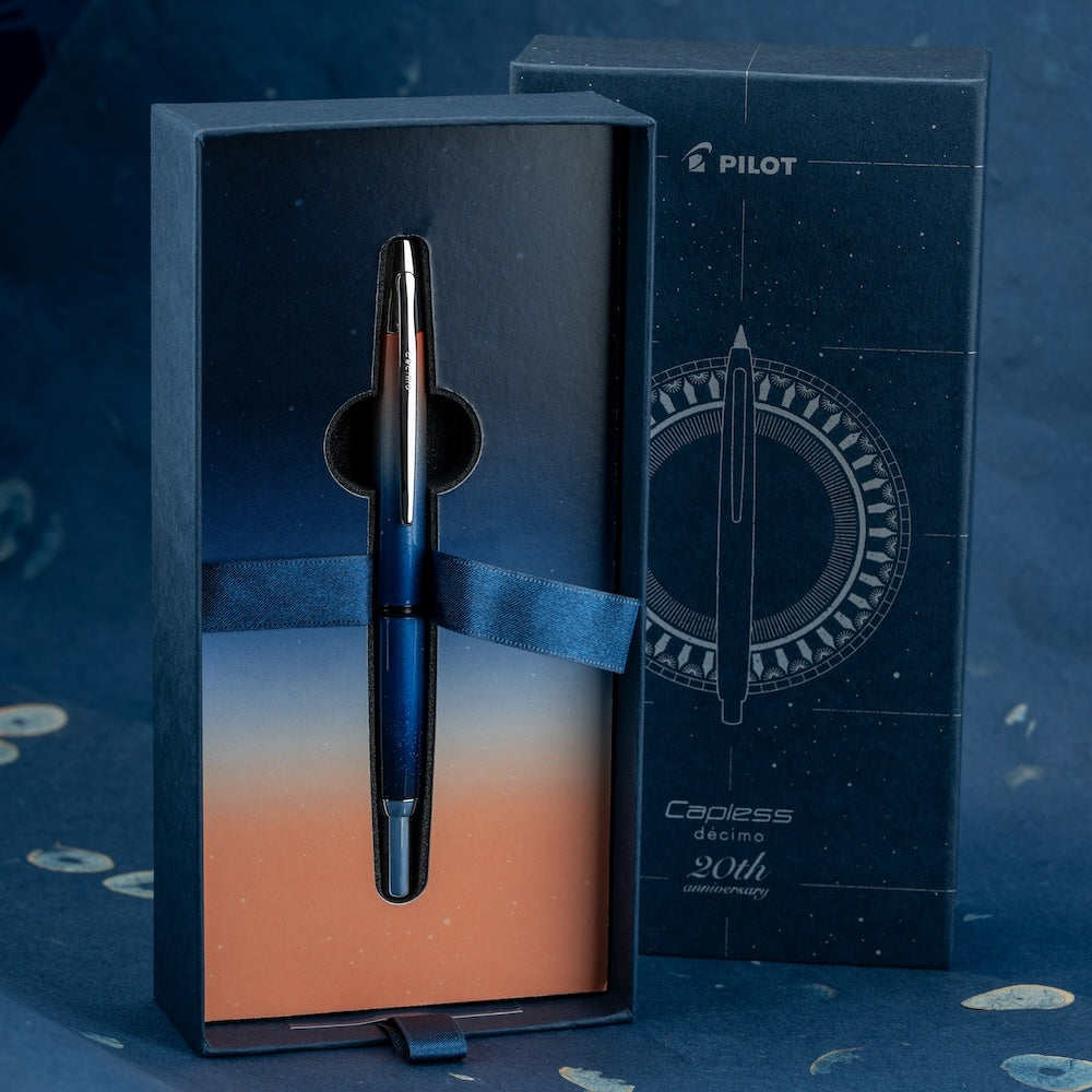 Pilot vanishing point decimo 20th anniversary limited edition special packaging