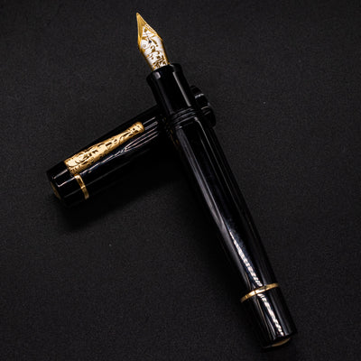 Delta Bio+16 Nera Fountain Pen - Stainless Steel Nib black