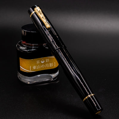 Delta Bio+16 Nera Fountain Pen - Stainless Steel Nib capped