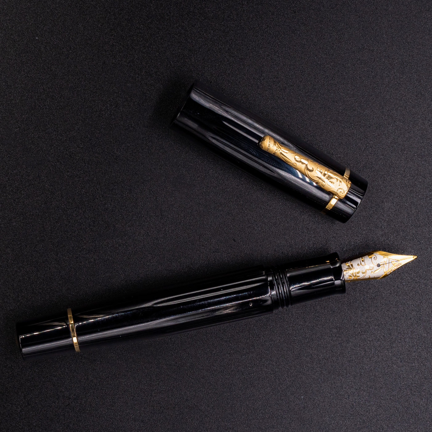  Delta Bio+16 Nera Fountain Pen - Stainless Steel Nib new