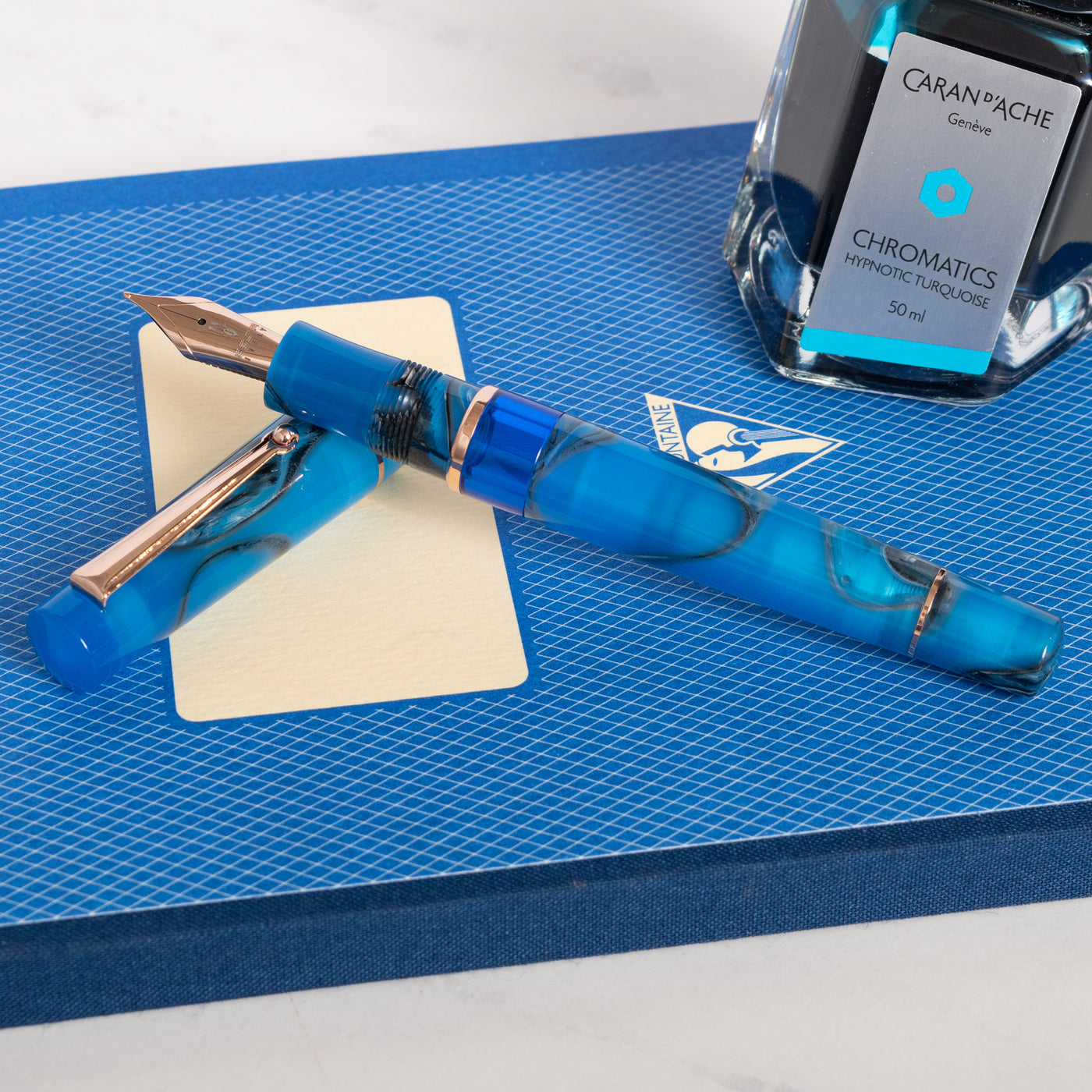 Delta Duna Blue Oasis Fountain Pen