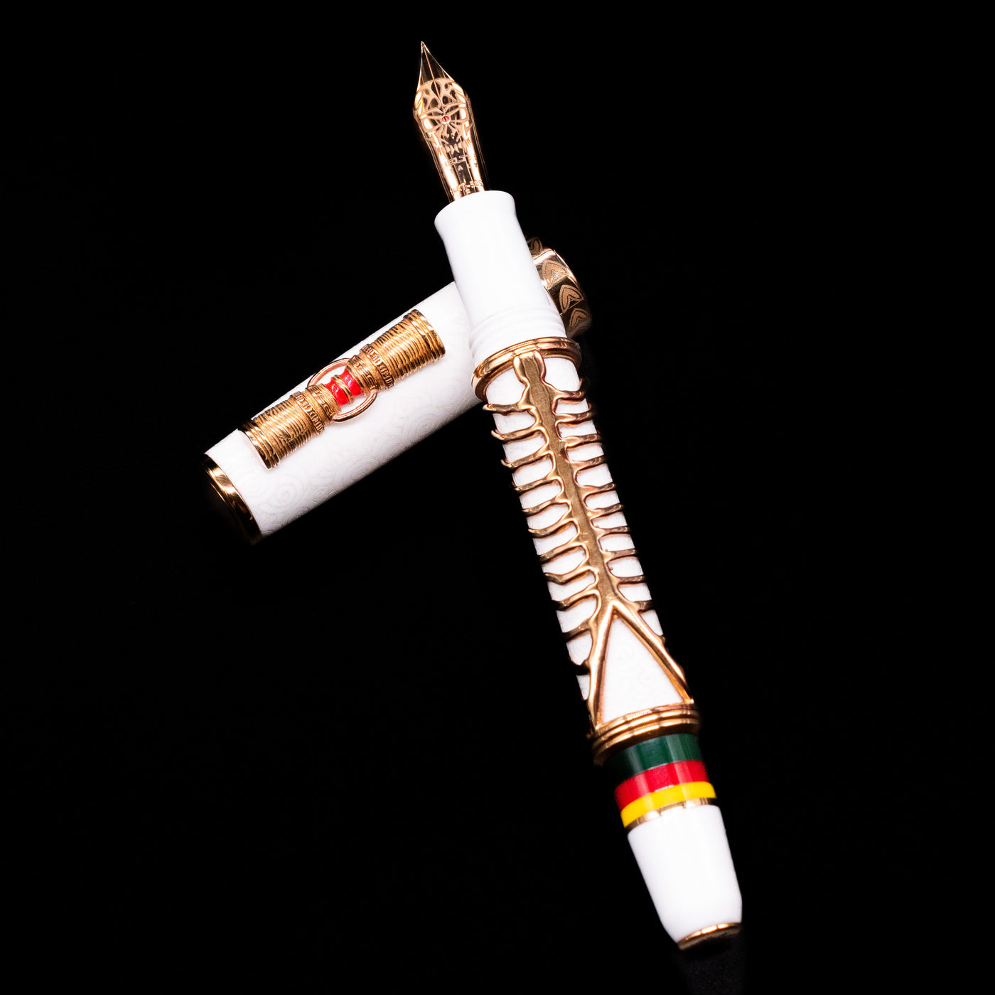 Delta Indigenous People Simbu Rose Vermeil Fountain Pen – Truphae