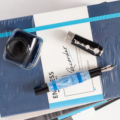 Delta Israel 60th Anniversary 1K Fountain Pen Blue Black