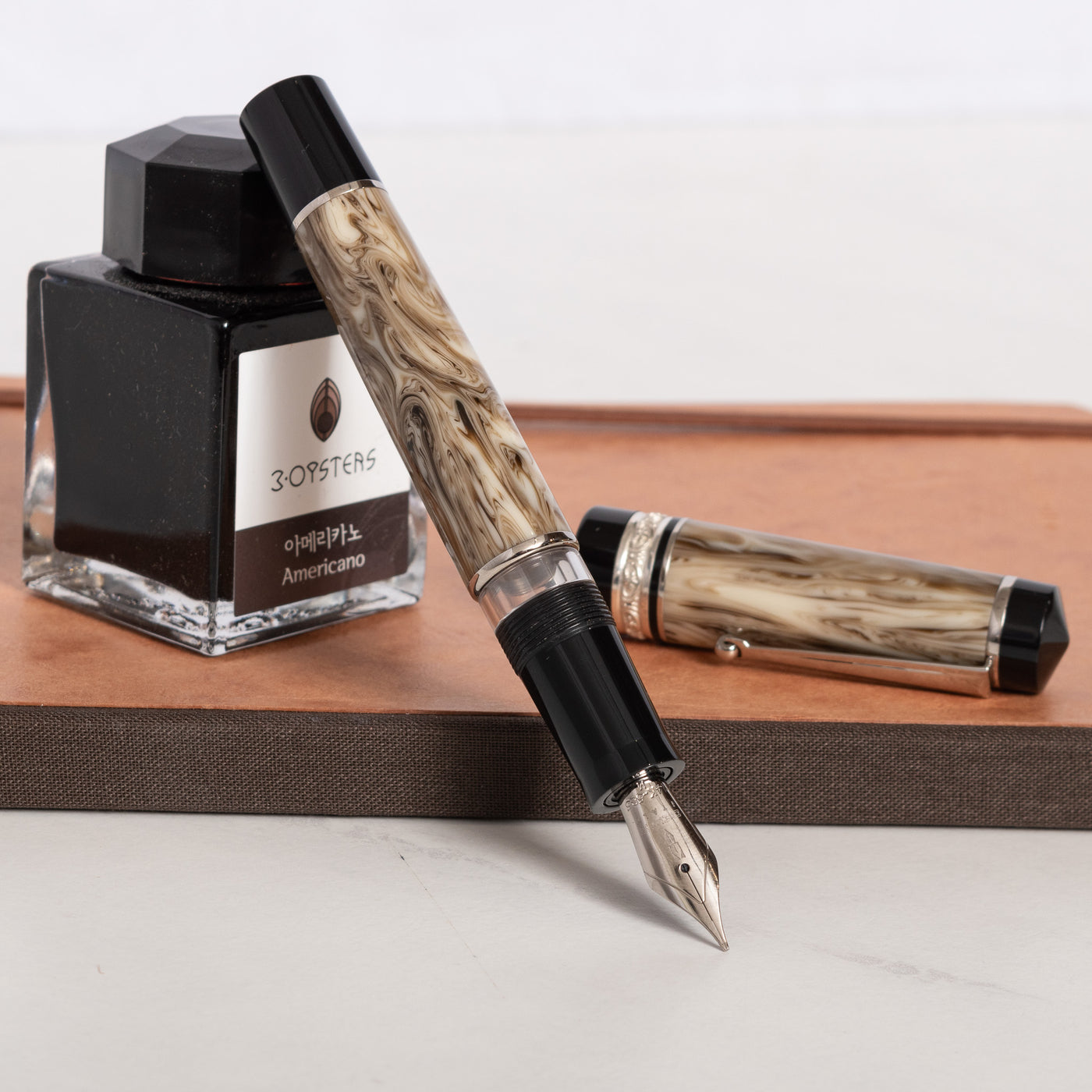 Delta Montepetra Limited Edition Fountain Pen uncapped