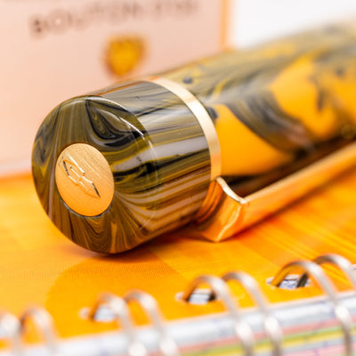 Delta Neo Gallery Fountain Pen - Marigold cap top