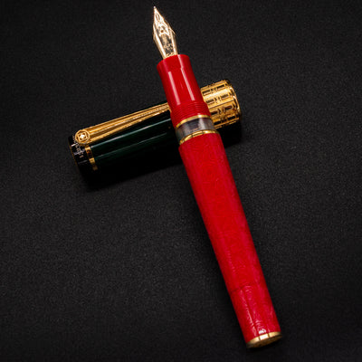 Delta Pietro Vennucci Fountain Pen Red & Green