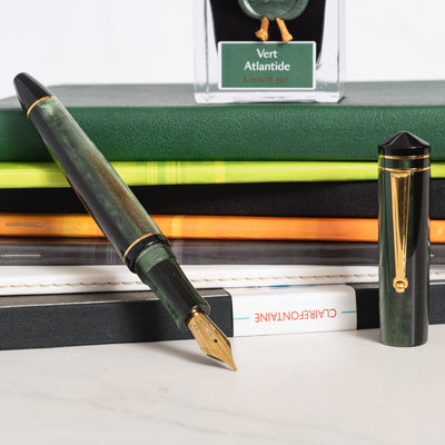 Delta Write Balance Green Fountain Pen
