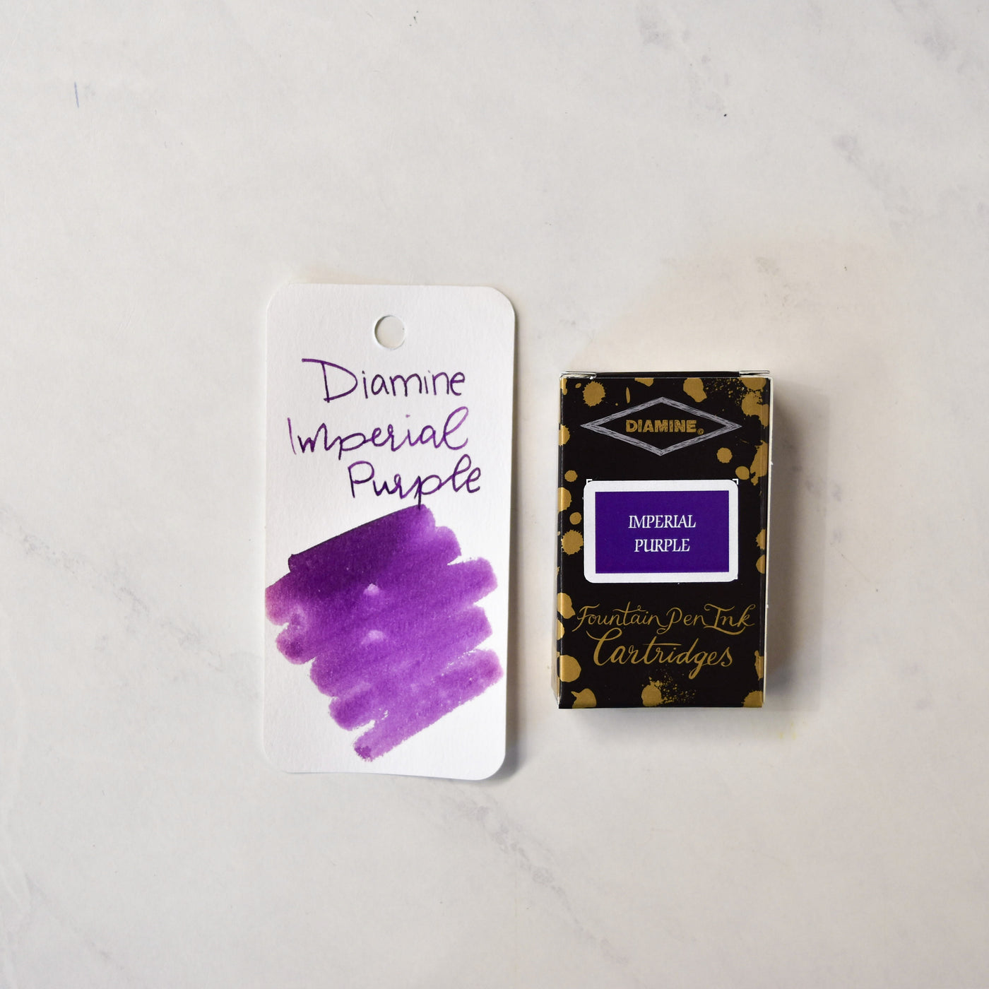 Diamine Imperial Purple Ink Cartridges - Pack of 18