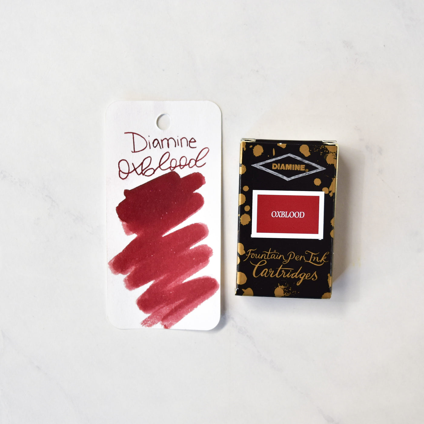 Diamine Oxblood Ink Cartridges - Pack of 18