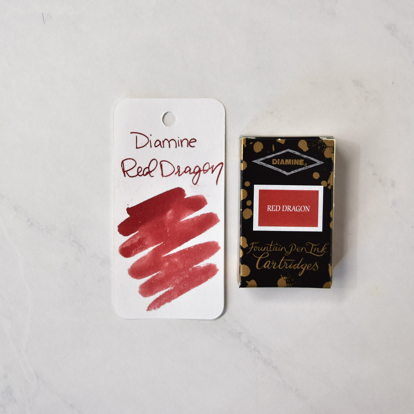 Diamine Red Dragon Ink Cartridges - Pack of 18