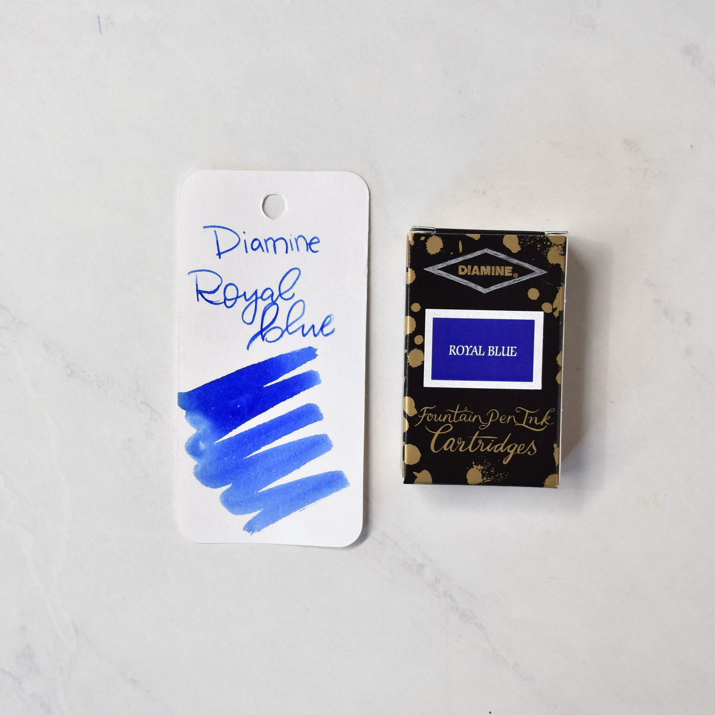 Diamine Royal Blue Ink Cartridges - Pack of 18