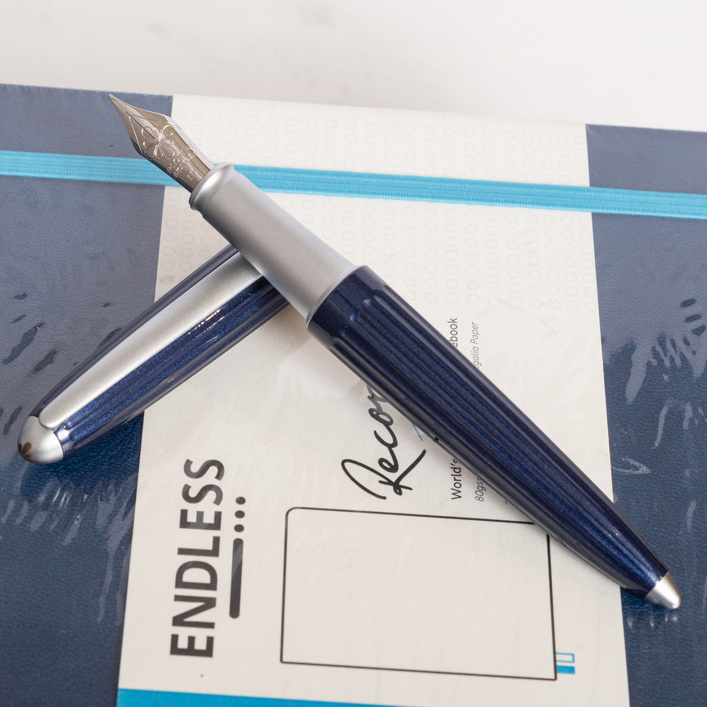 Diplomat Aero Midnight Blue Fountain Pen Lacquer