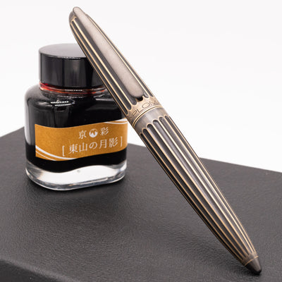 Diplomat Aero Oxyd Brass Stripes Fountain Pen Capped