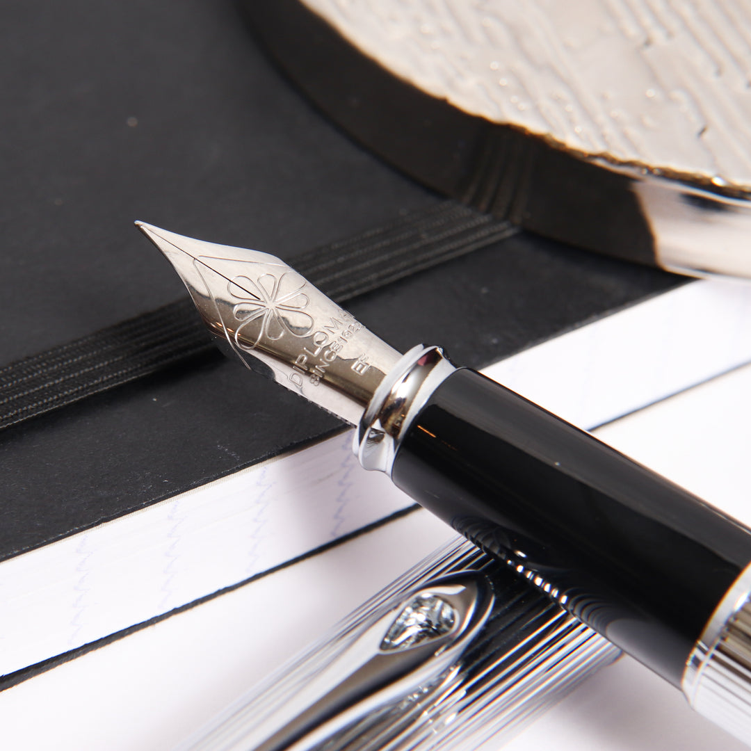 Diplomat Excellence A2 Fountain Pen - Chrome Guilloche – Truphae