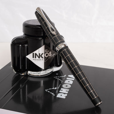 Diplomat Excellence A+ Lapis Black Rhombus Fountain Pen Capped