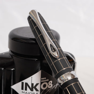 Diplomat Excellence A+ Lapis Black Rhombus Fountain Pen Clip