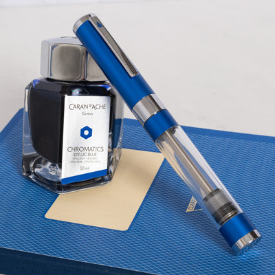 Diplomat Nexus Demo Blue Fountain Pen capped