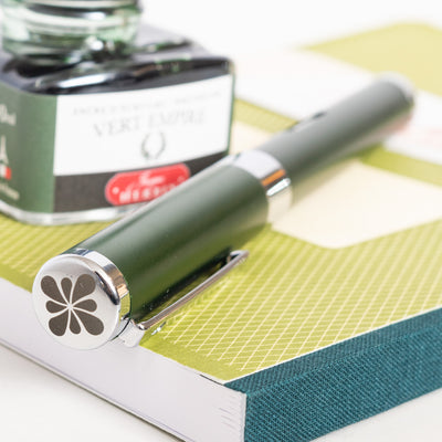 Diplomat Nexus Green Fountain Pen cap top