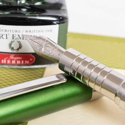 Diplomat Nexus Green Fountain Pen stainless steel nib