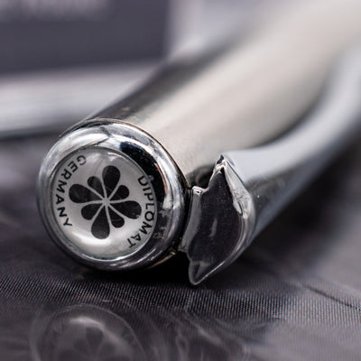 Diplomat Traveller Stainless Steel Fountain Pen Cap Top