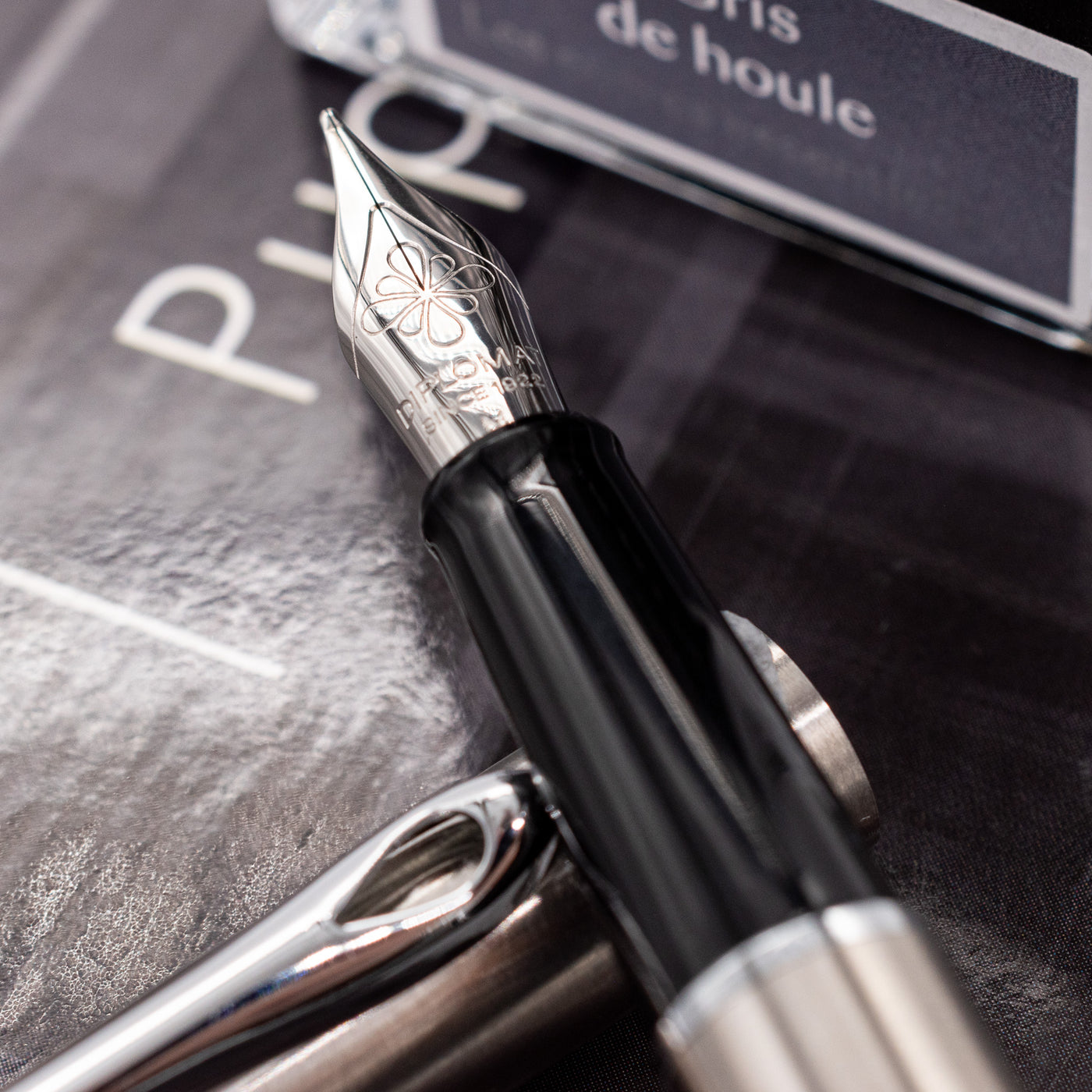 Diplomat Traveller Stainless Steel Fountain Pen Stainless Steel Nib