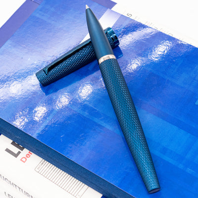 Diplomat Viper Rollerball Pen - Blue metal