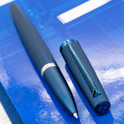 Diplomat Viper Rollerball Pen - Blue PVD