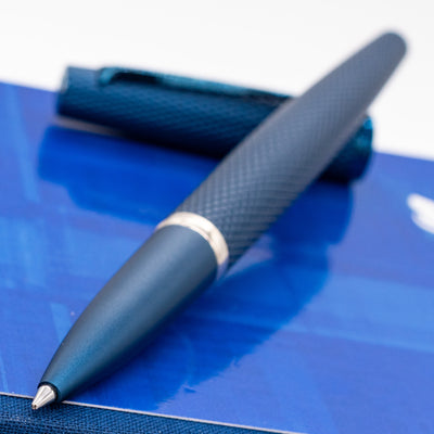 Diplomat Viper Rollerball Pen - Blue uncapped