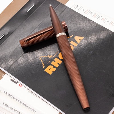 Diplomat Viper Rollerball Pen - Brown metal