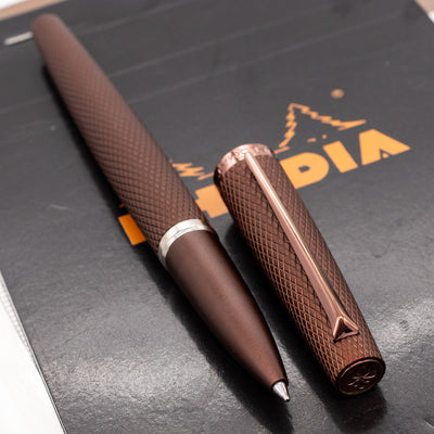 Diplomat Viper Rollerball Pen - Brown PVD
