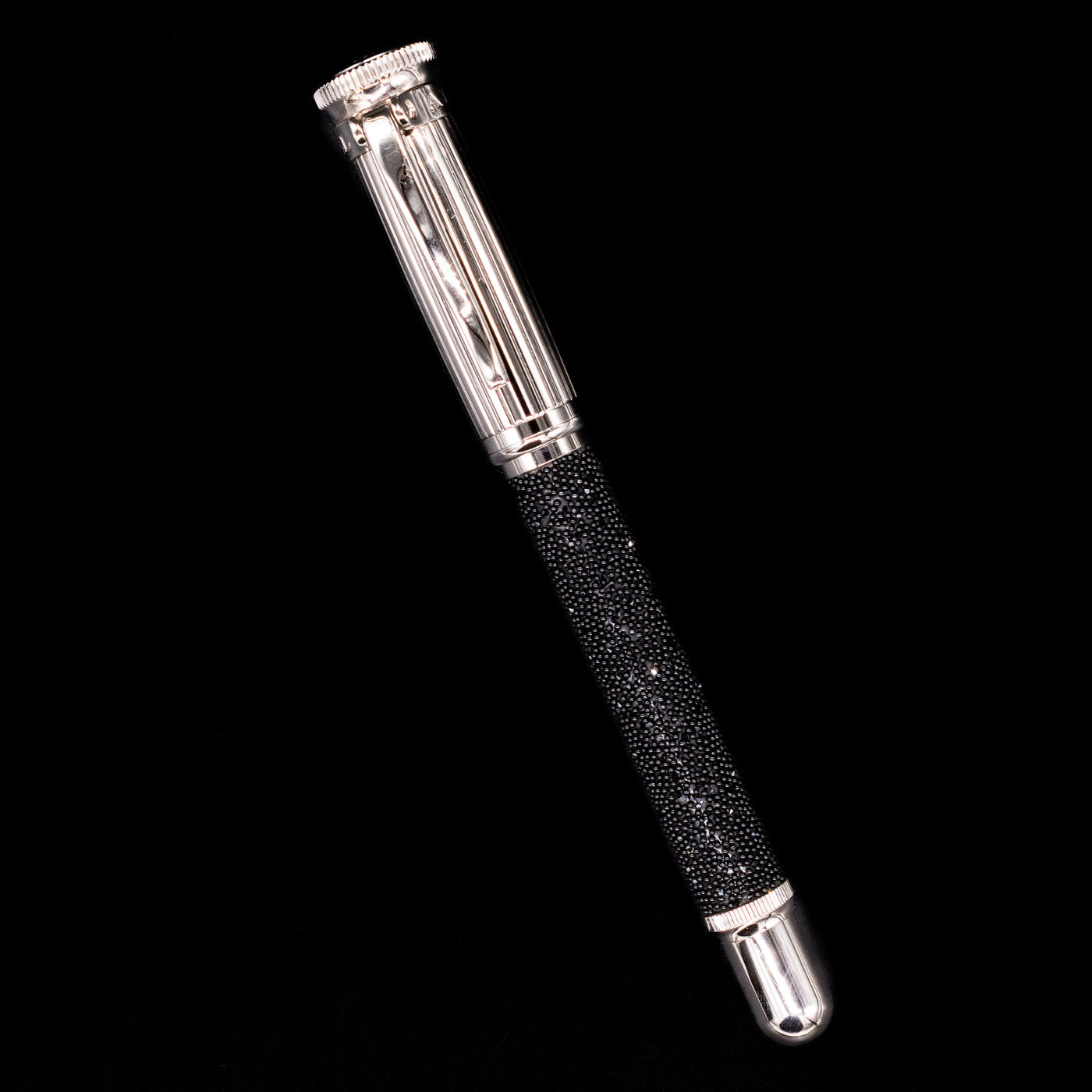 Dunhill Sentryman Black Swarovski Diamonds Fountain Pen – Truphae
