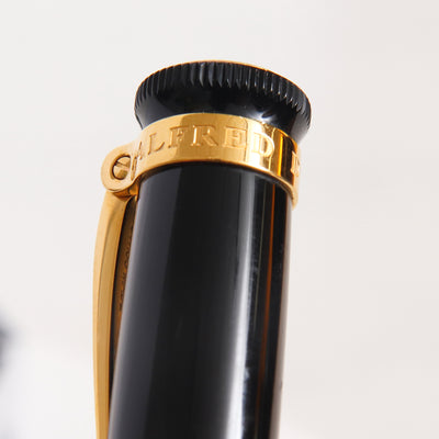 Dunhill Sentryman Black & Gold Ballpoint Pen - Preowned Engraving