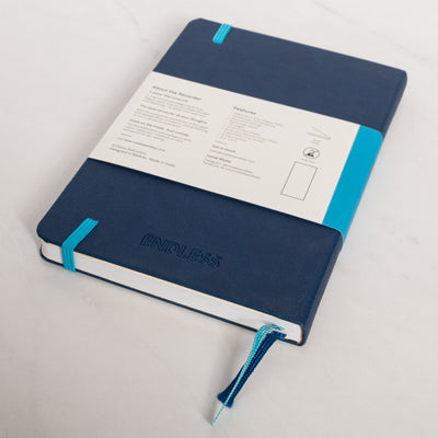 Endless Recorder Deep Ocean Blue Blank Regalia Notebook back