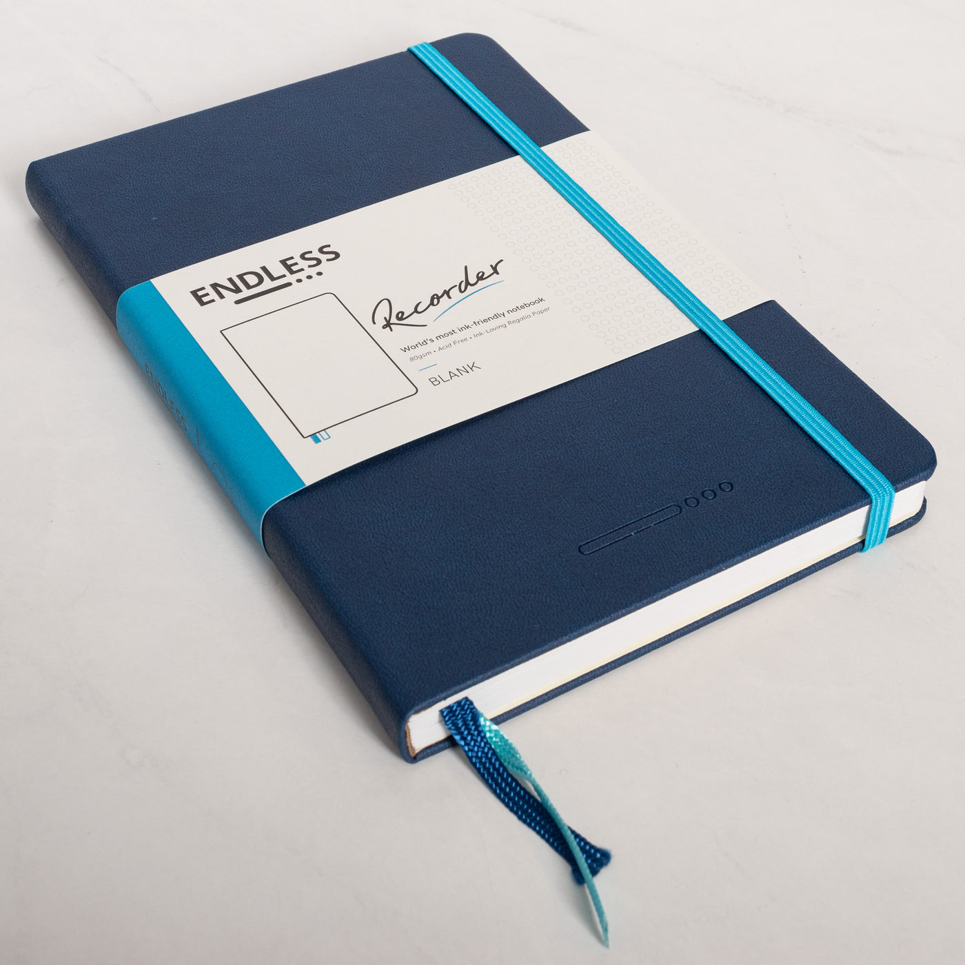 Endless Recorder Deep Ocean Blue Blank Regalia Notebook