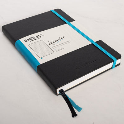 Endless Recorder Infinite Space Black Dotted Regalia Notebook