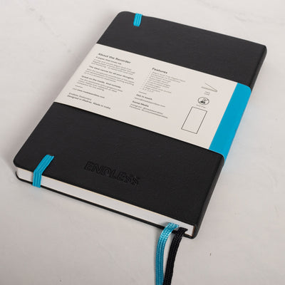 Endless Recorder Infinite Space Black Ruled Regalia Notebook back