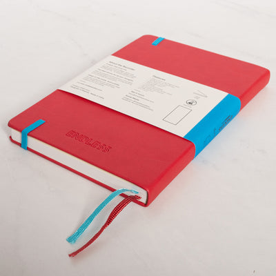 Endless Recorder Crimson Sky Red Blank Regalia Notebook back