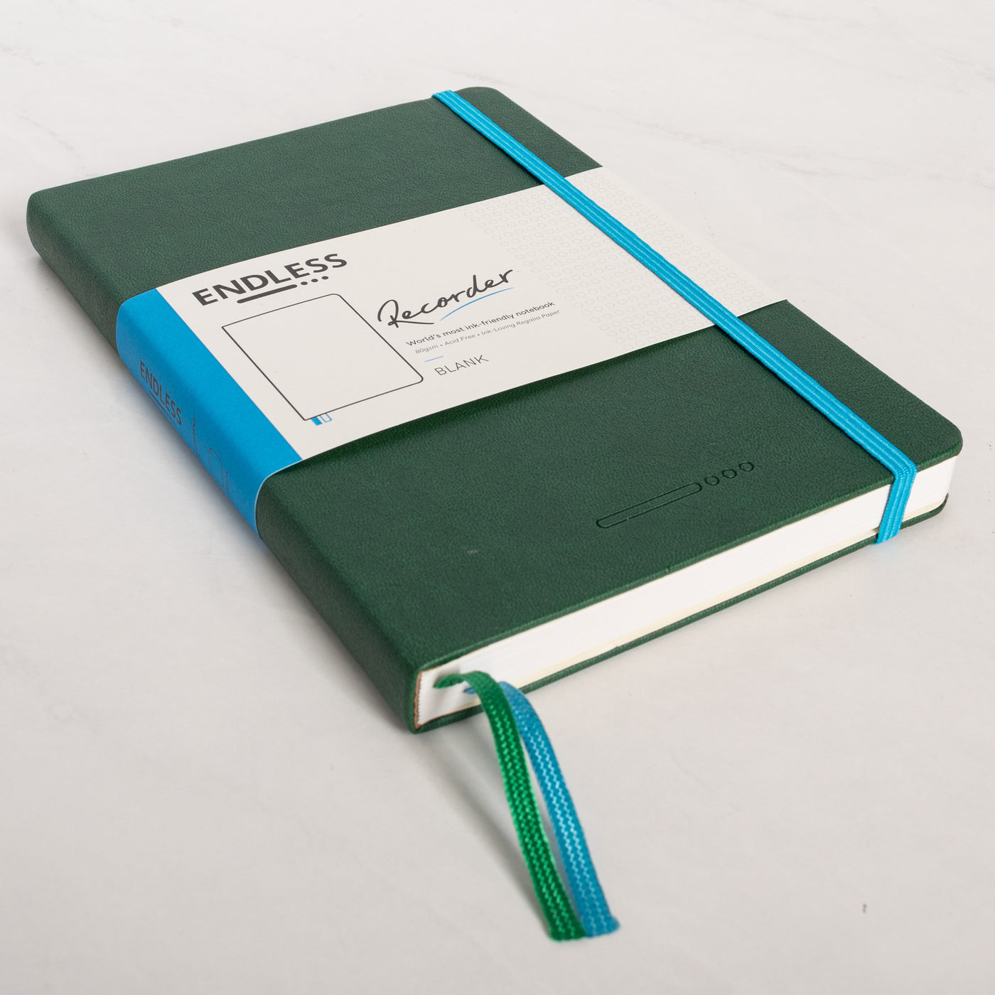 Endless Recorder Forest Canopy Green Blank Regalia Notebook
