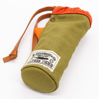 Esterbrook Back to the Lands 2 Go Cup Pen Case Quirky Leaf brand tag
