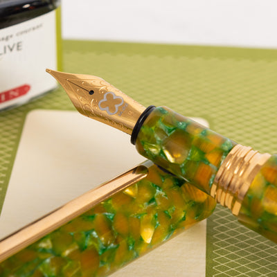 Esterbrook Estie Limited Edition Rainforest Oversize Fountain Pen stainless steel nib