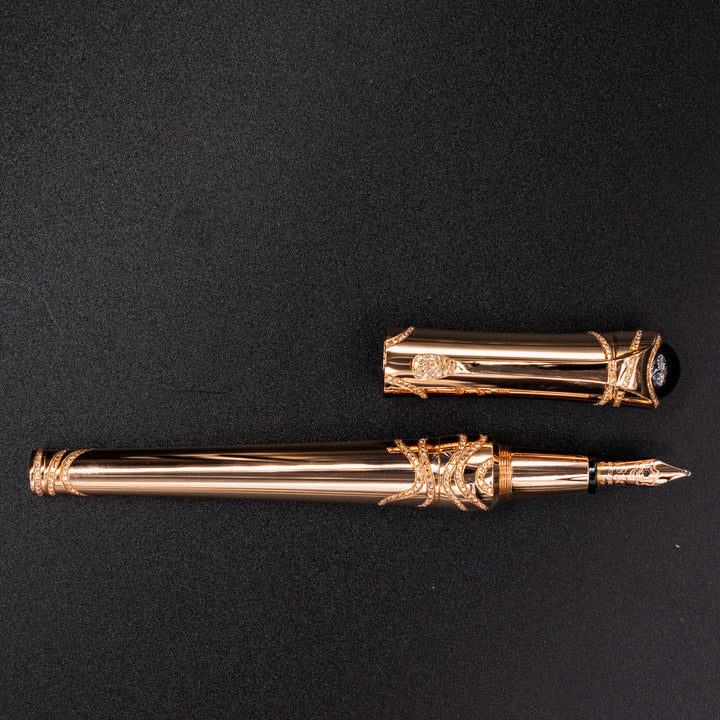Montblanc Etoile Joailliere Cognac LE 15 18k Gold Fountain Pen