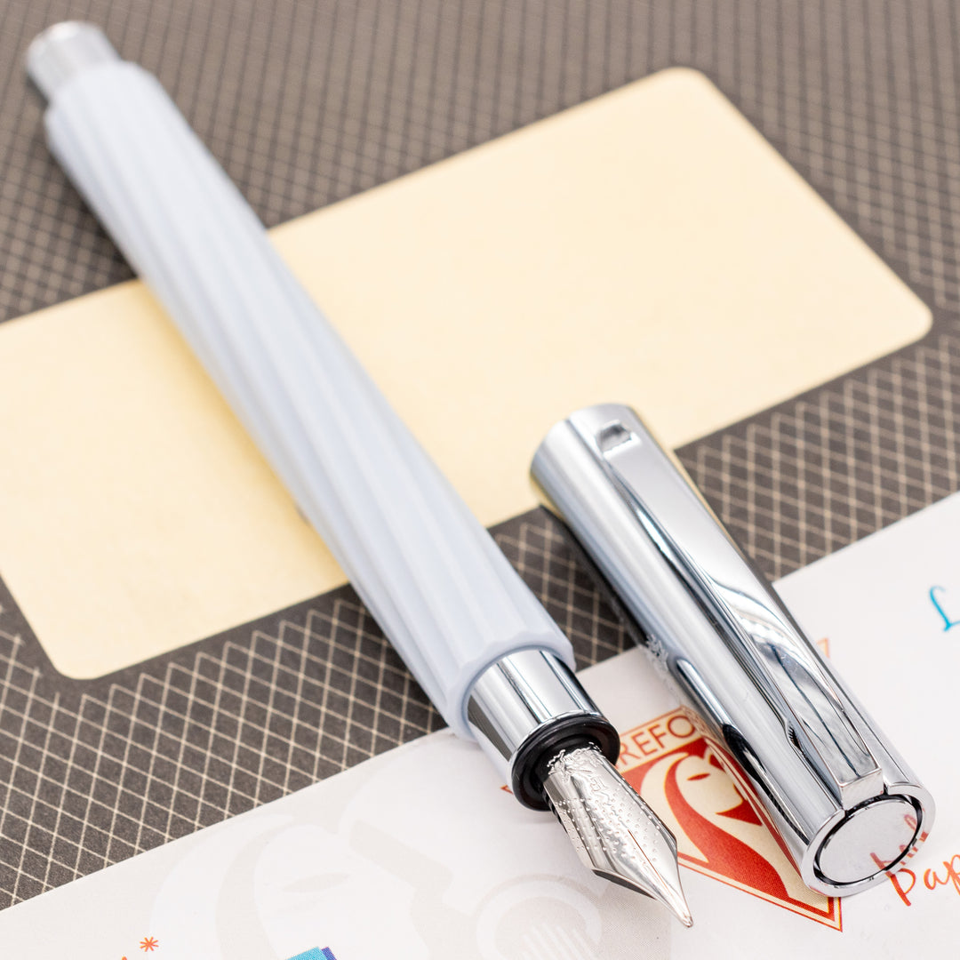 Faber-Castell Ambition Fountain Pen - Italic Ice Blue – Truphae