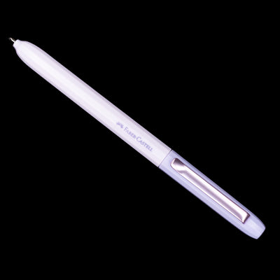 An overhead view of the Faber-Castell Avori Ballpoint Pen - Dream Weaver activated.